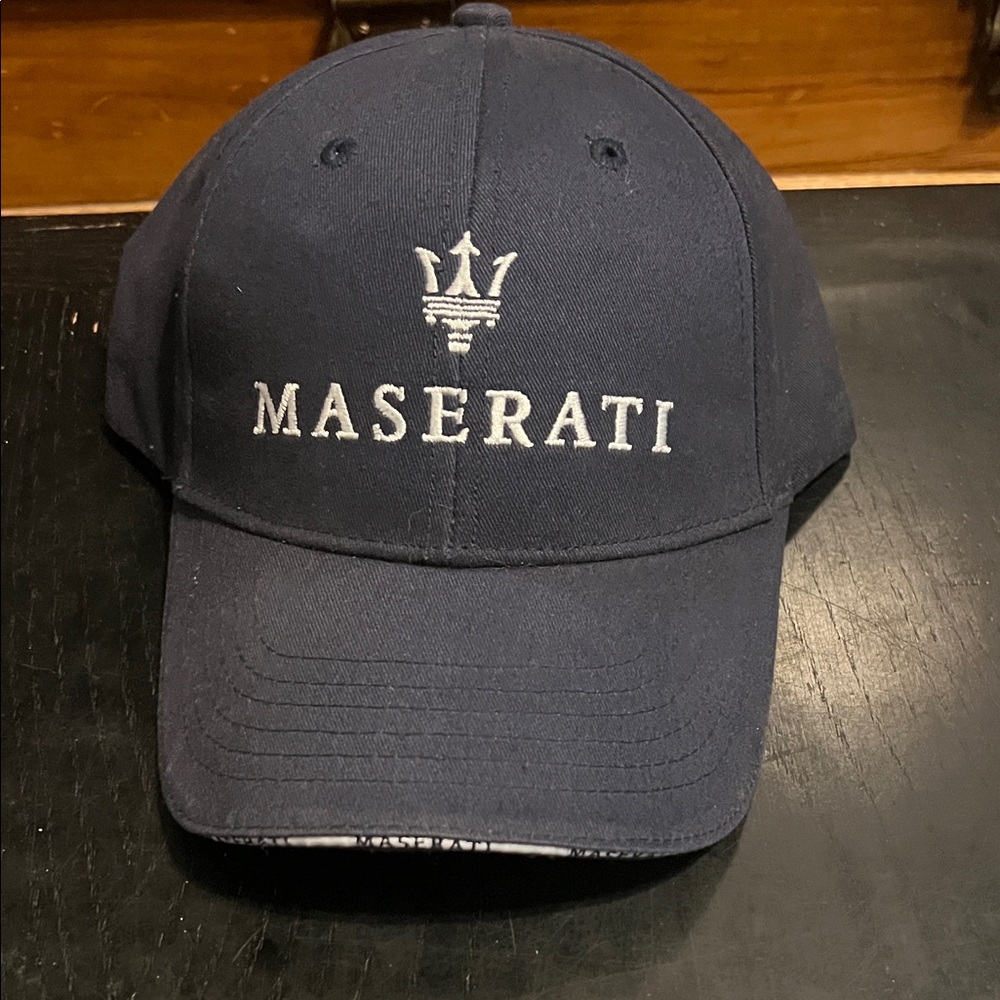 MASERATI NAVY BLUE ADJUSTABLE HAT